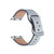 Callie Silver-tone Glitter Genuine Leather Band for Apple Watch, 38mm-40mm