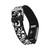 Black and White Premium Silicone Band Compatible with the Fitbit Charge 2