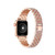 Chantal Rose Gold Plated Stainless Steel Alloy and Rhinestone Link Band for Apple Watch, 38mm-40mm