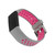 Gray and Pink Premium Sport Silicone Band Compatible with the Fitbit Charge 3 and 4