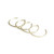 24K Gold-Plated Delicate Bangle Bracelet 4 Piece Set