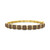 Chocolate Diamond Square Cluster Bangle Bracelet (3-1/2 ct. t.w.) in 14k Gold