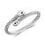 Cable Twist Bangle Bracelet in Stainless Steel