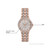 Women's Eco-Drive Crystal Accent Rose Gold-Tone Stainless Steel Bracelet Watch 28mm EW2348-56A