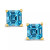 Garnet (2-1/2 ct. t.w.) Stud Earrings in 14K Yellow Gold (Also in Peridot & Citrine)