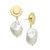 Katie Baroque Pearl (20mm) Drop Earrings in 14k Gold-Plated Sterling Silver