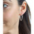 Polished Divot Small Hoop Earrings in Sterling Silver, 25mm, Created for Macy's