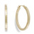 Diamond-Cut Hoop Earrings in 10k Gold, 25mm