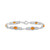 Citrine (2 2/3 ct. t.w.) and Topaz (2 1/10 ct. t.w.) Bracelet in Sterling Silver
