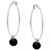 Cultured Freshwater Pearl Wire Hoop Earrings in Sterling Silver (Also in Dyed Howlite & Onyx), Created for Macy's