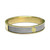Cable Two-Tone Bangle Bracelet in Stainless Steel & Gold-Tone PVD Stainless Steel