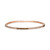 Ombré® Chocolate Ombré Diamond Skinny Bangle Bracelet (1-1/2 ct. t.w.) in 14k Rose Gold