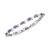 Amethyst (6 ct. t.w.) & Diamond Accent Link Bracelet in Sterling Silver (Also available Mystic Topaz)