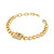 Cubic Zirconia Pave Lock Chain Bracelet