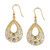 Openwork Teardrop Drop Earrings in Sterling Silver & 18k Gold-Plate, Created for Macy's