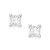 Princess-Cut Diamond Stud Earrings in 10k Yellow or White Gold (1/4 ct. t.w.)