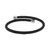 Cable Bypass Bracelet in Stainless Steel & Black PVD Stainless Steel