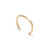 Unisex Radial Cuff - Brass