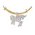 Shiny Unicorn Gold Bangle Bracelet for Girls