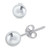 Ball Stud Earrings (10mm) in Sterling Silver, Created for Macy's