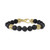EFFY® Men's Lava Bead Bracelet in 18k Gold-Plated Sterling Silver