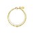 Enlightened Soul - Buddha Jade Gold Chain Bracelet