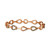 Chocolate Diamond Horseshoe Link Bracelet (1-1/2 ct. t.w.) in 14k Rose Gold