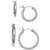 2-Pc. Set Small Hoop Earrings in Sterling Silver, Created for Macy's