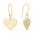 Filigree Heart Drop Earrings, Created for Macy's
