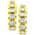 Cubic Zirconia Half Hoop Earrings, Created for Macy's