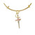 Ballerina Gold Bangle Bracelet for Girls