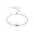 Logo Disc Bolo Bracelet in Sterling Silver & 18k Gold-Plate