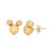 Children's Mickey Mouse Stud Earrings in 14k Gold