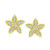 Cubic Zirconia Flower Stud Earrings in 18K Gold-Plated Sterling Silver, Created for Macy's