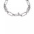 Platinum Plated Empire Link Chain Bracelet