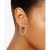Twist Hoop Earrings in Sterling Silver or 18k Gold Plate Over Sterling Silver, 40mm, Created for Macy's