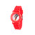 Disney Mickey Mouse Boys' Red Plastic Time Teacher Watch
