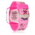Children's Laugh out Loud Light Emitting Diode Pink Silicone Strap Watch 32mm