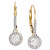 Diamond Round Drop Earrings in 14k White Gold, Yellow Gold or Rose Gold (1/2 ct. t.w.)