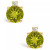 Peridot (5/8 ct. t.w.) and Diamond Accent Stud Earrings in 14K Yellow Gold