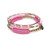 Non-Tarnishing Gold filled Ball , Gold Tube, and Acrylic Stretch Bracelet Stack, 3 Pieces
