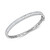 Cubic Zirconia Bangle Bracelet in Sterling Silver (Also Available in 18k Gold Plated Sterling Silver)