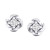 Diamond Swirl Stud Earrings (1/10 ct. t.w.) in 10k White Gold or 10k Yellow Gold