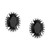 EFFY® Onyx Oval Stud Earrings in Sterling Silver