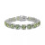 Green Quartz Link Bracelet (38 ct. t.w.) in Sterling Silver (Also in Pink Amethyst)