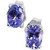 Tanzanite Stud Earrings (7/8 ct. t.w.) in 14k White Gold