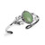 Sterling Silver Gemstone Cuff Bracelet