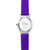 Girl's Disney Soul 22 Purple Silicone Strap Watch 32mm