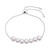 Cultured Freshwater Pearl (7-1/2-8m) Bolo Bracelet in Sterling Silver