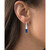 Dangling Earrings in Sterling Silver with Tanzanite